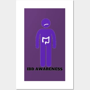 IBD Awareness Silhouette Posters and Art